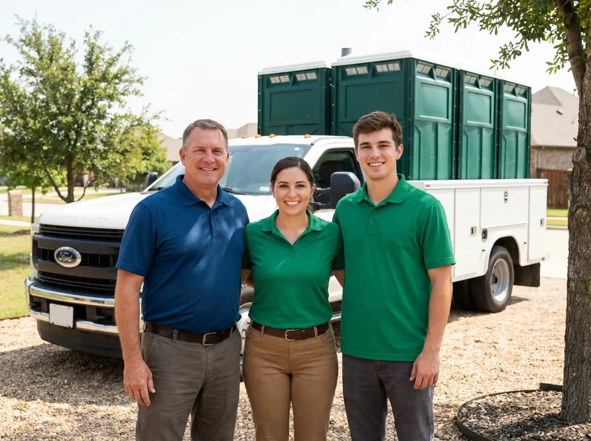 Restvale Portable Toilets portable toilet rentals team in Princeton, TX